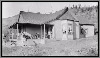 Kirkup Home, Rossland 1895 on the corner of Davis & Le Roi

