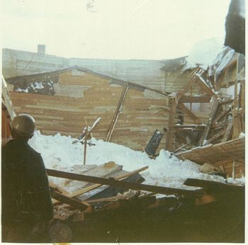 Rossland Secondary School Auditorium Collapse 1968 (Edward Davies Collection)
