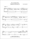 On a Cloudy Day - Sheet Music