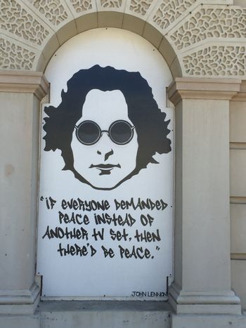 Lennonism seen on South African Wall!

