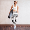 Crystal Crown Skull Yoga Pants by Thalia Gonzalez Collection