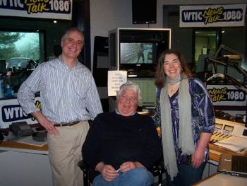 With Dan Ringrose and Ray Dunaway after we performed on WTIC AM 1080
