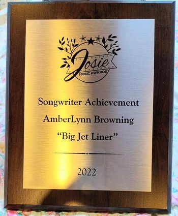 2022 Josie Music Awards win!
