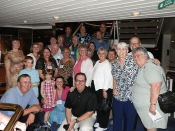 Almost all of the people that came on the cruise with us.
