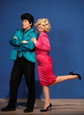 Corny Collins with Velma (played by Coryse Borg)
