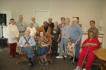 Some of his older fans. Jazz for the Seniors Tour (Seven Oaks)
