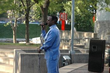 Singin the Blues at the Gene Lahey Mall
