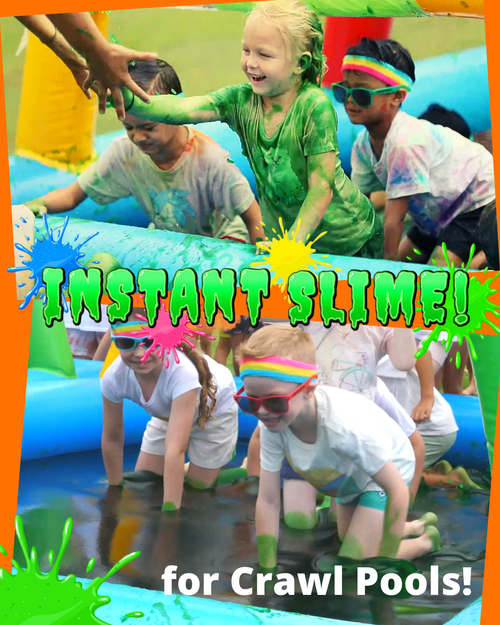 Party Goat Instant Slime Powder mix Bulk GREEN 30 Gal supply Just add  water. Makes buckets. Fill bath or pool. DIY Slimee kit Goo for