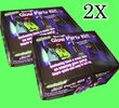 2 x Black light glow party kits 