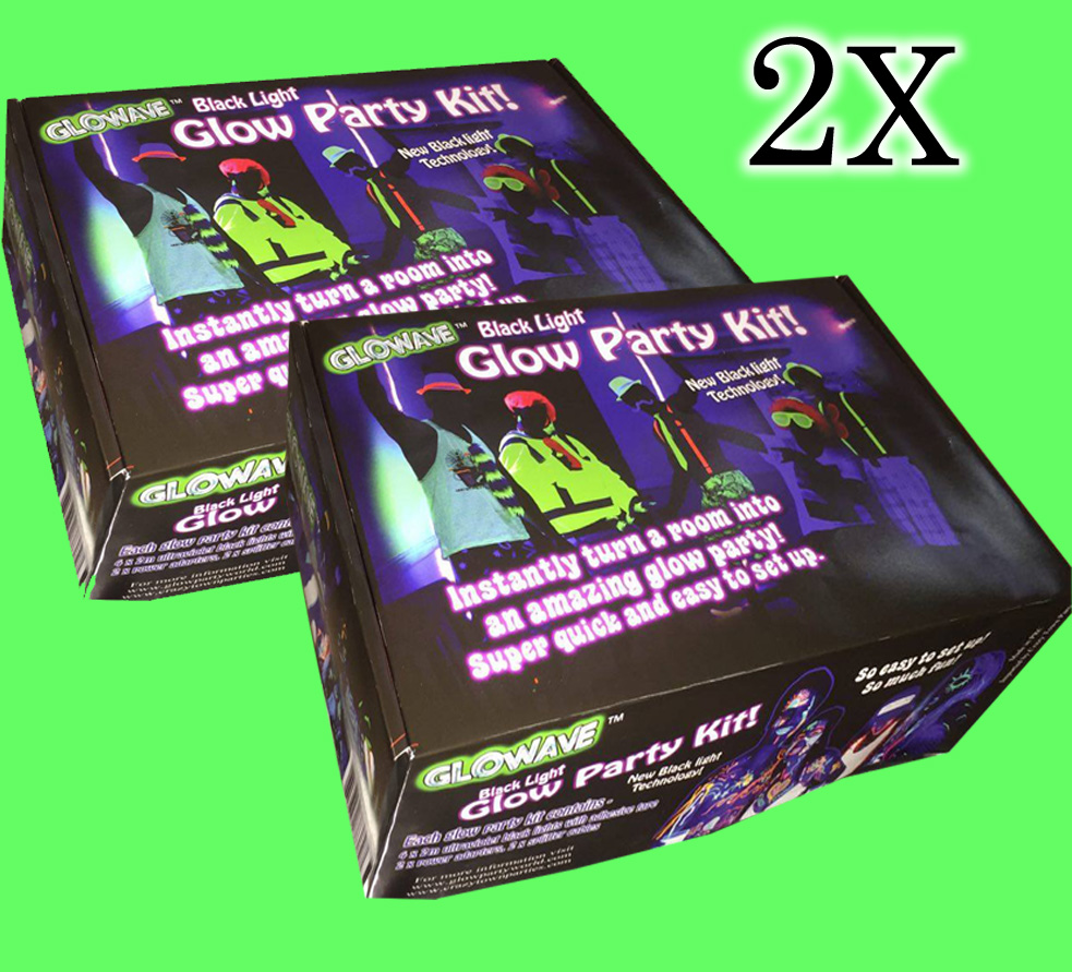 Black Light Glow Party Kit