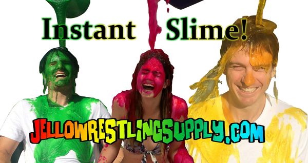 Party GOAT Instant Slime Powder! 25 GALLON BLUE Slime Mix. Makes Ten 10 qt  Bulk Slime Buckets. Dump on Heads in Fundraising & Gender Reveal Games.