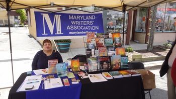 Dr.Afshan Hashmi Dr.Afshan Hashmi at MWA booth at the Kensington Book Festival
