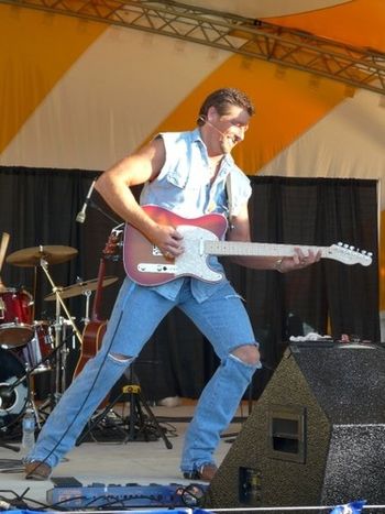 Summers in the Parks gig with my band Skyward in 2009
