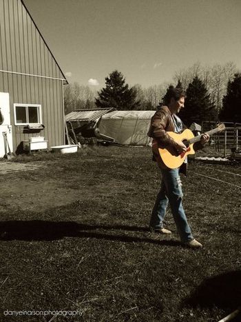 Pic from video shoot of "A Girl Like You"
