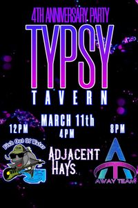 Away Team rocks Typsy Tavern Anniversary Party!