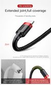 Durable 6ft Zinc Alloy/TPE/ High Density Braided Wire Iphone Cable