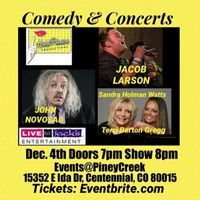 Comedy & Concerts with The Jacob Larson Band and John Novosad 