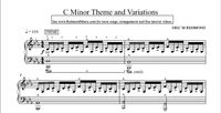 C Minor Theme and Variations