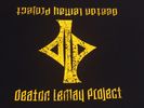 T-shirt Black/Yellowgold lettering