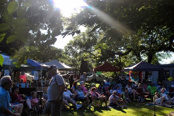 Our (Teri and I) backyard festival
