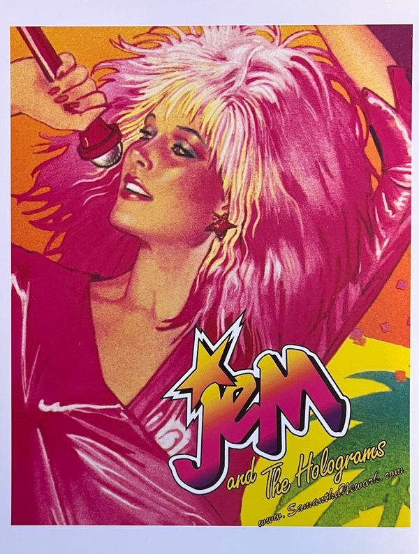 Classic Jem autographed print