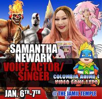 CELEBRITY VOICE TALENT APPEARANCE @COLUMBIA ANIME & VIDEO GAME EXPO
