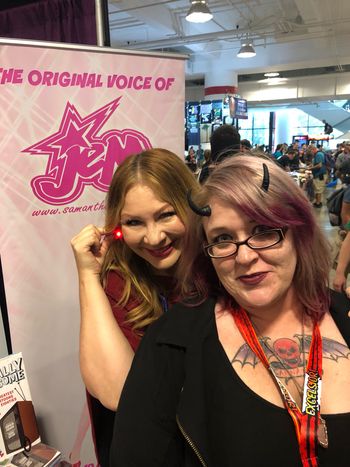 dragoncon #dragoncon2019 #samanthanewark #jemandtheholograms #plasticempire #funkopop #hasbro #jem #transformers #voiceactors #80sanimation #80scartoons #popculture #comiccon
