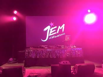 Performing live at the Jem launch party sponsored by Interview magazine in Brooklyn NY #jemandtheholograms #jemthemovie #samanthanewark #interviewmagazine #popculture #indieartist #voiceofjem #jerricabenton
