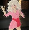 Autographed Jem acrylic figure 