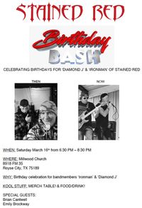 Stained Red 2024 Birthday Bash!