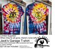 Jack's Garage Hand Made, Tie Dyed T-Shirt No Shipping