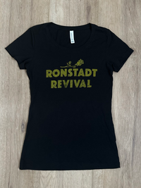 Ronstadt Revival Women's Scoop Neck With Vintage Faded Logo