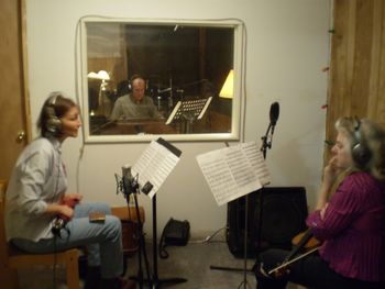 Nancy, Greg and Cynthia recording Track #17
