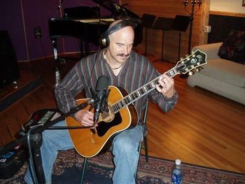 Paul in the recording studio
