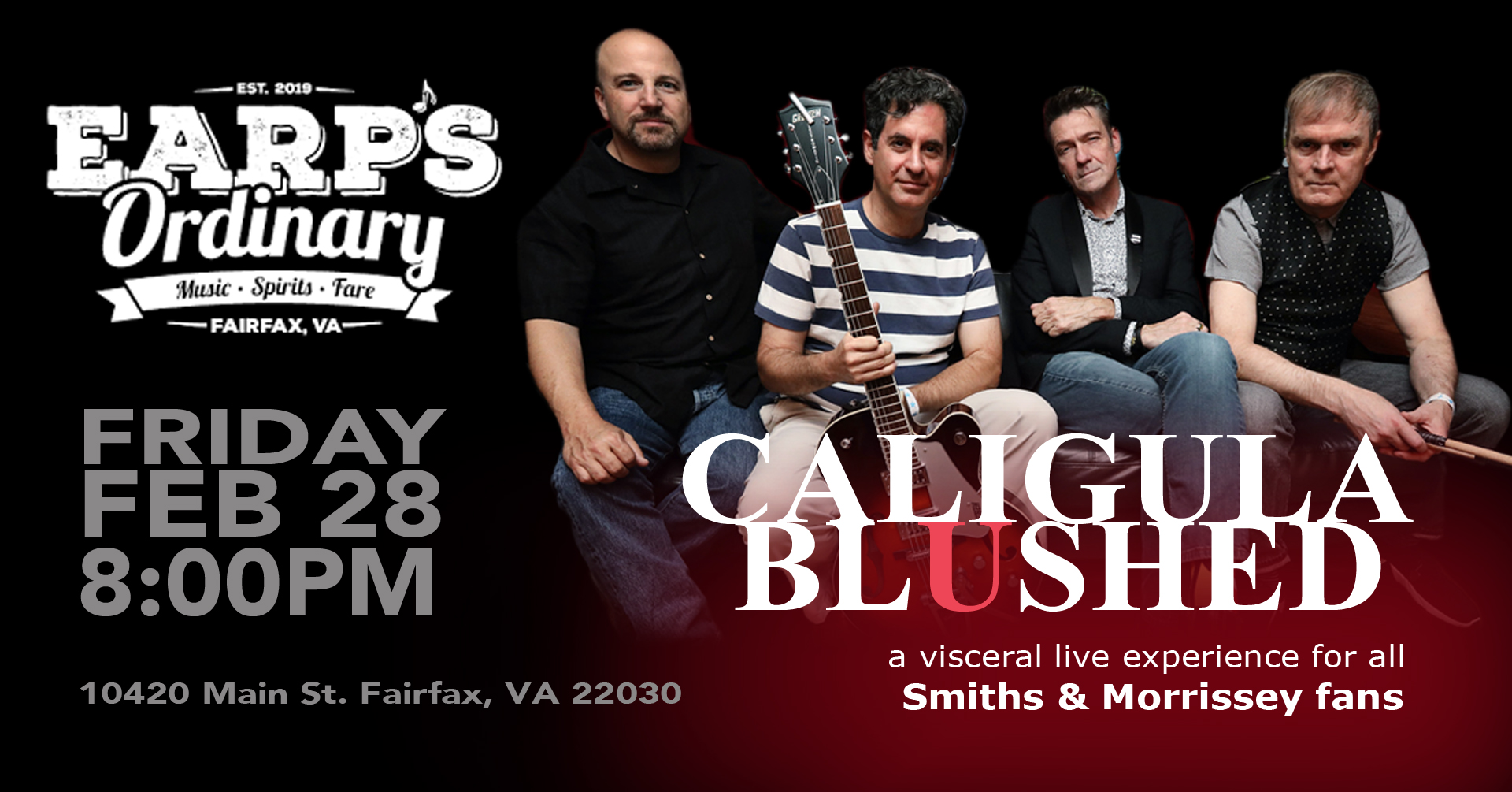 Earps Ordinary, Fairfax, VA @ Earps Ordinary - Feb 28, 2025, 8:00PM