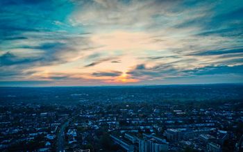 Sunset from North London
