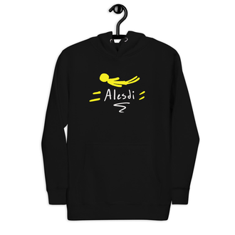 Alesdi Floating Logo on the front Hoodie Merch
