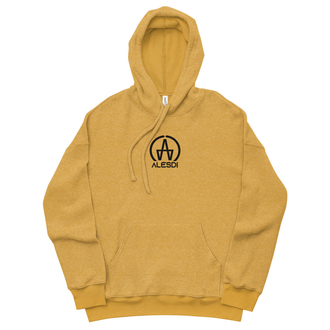 Alesdi A Logo embroidered Sueded Fleece hoodie merch
