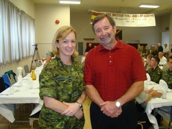 Major Cindy Tessier Public Affairs Officer to the Chief of Defence Staff

