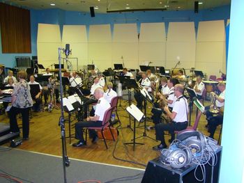 Naden Navy Band recording "To Our Canadian Troops"
