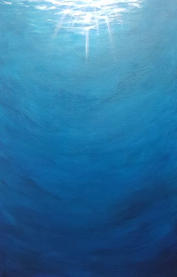 From the depths - acrylic on canvas
