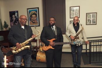 12400763_747568235345398_4209450406062423439_n Saxophonist Jermaine, Michael Fields Jr.& Saxophonist Eldregde Jackson(Evening Of Jazz With Michael Fields Jr.)
