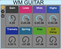 WM Guitar Ableton Preset