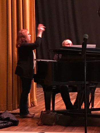 Kathy Maresca directing Neal Gittleman
