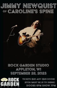JIMMY NEWQUIST (acoustic) - Rock Garden Studio, Appleton, WI - 9-28-2023