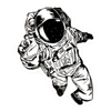 Astronaut Sticker