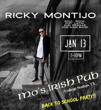 Ricky Montijo @ MO’s Irish Pub