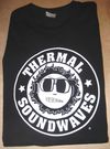 Thermal Soundwaves Black & White T-shirt