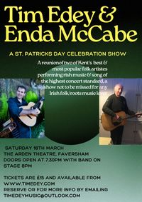 A St. Patrick celebration Faversham withTim Edey & Enda McCabe in concert "The reunion"