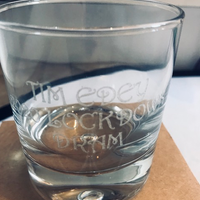 Tim Edey 2020 lockdown "Dram" glass